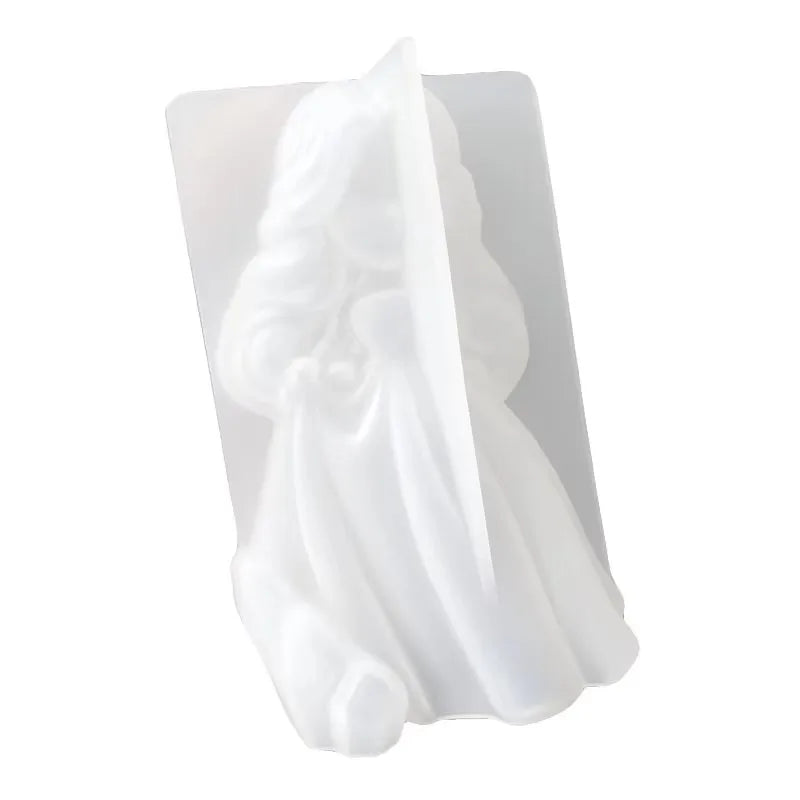 3D Cute Princess Silicone Candle Mould Angel Girl Soap Resin Plaster Making Mold DIY Human Chocolate Baking Tool Home Decor Gift
