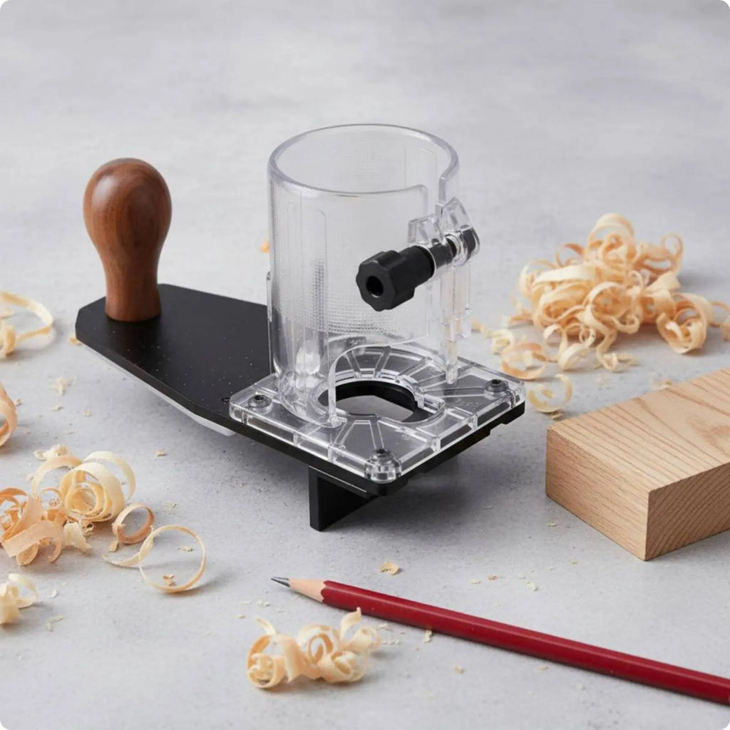 Border Trimming Base Long-Lasting Construction Round over Router Base Power Tool Accessory Easy Installation for Woodworkers