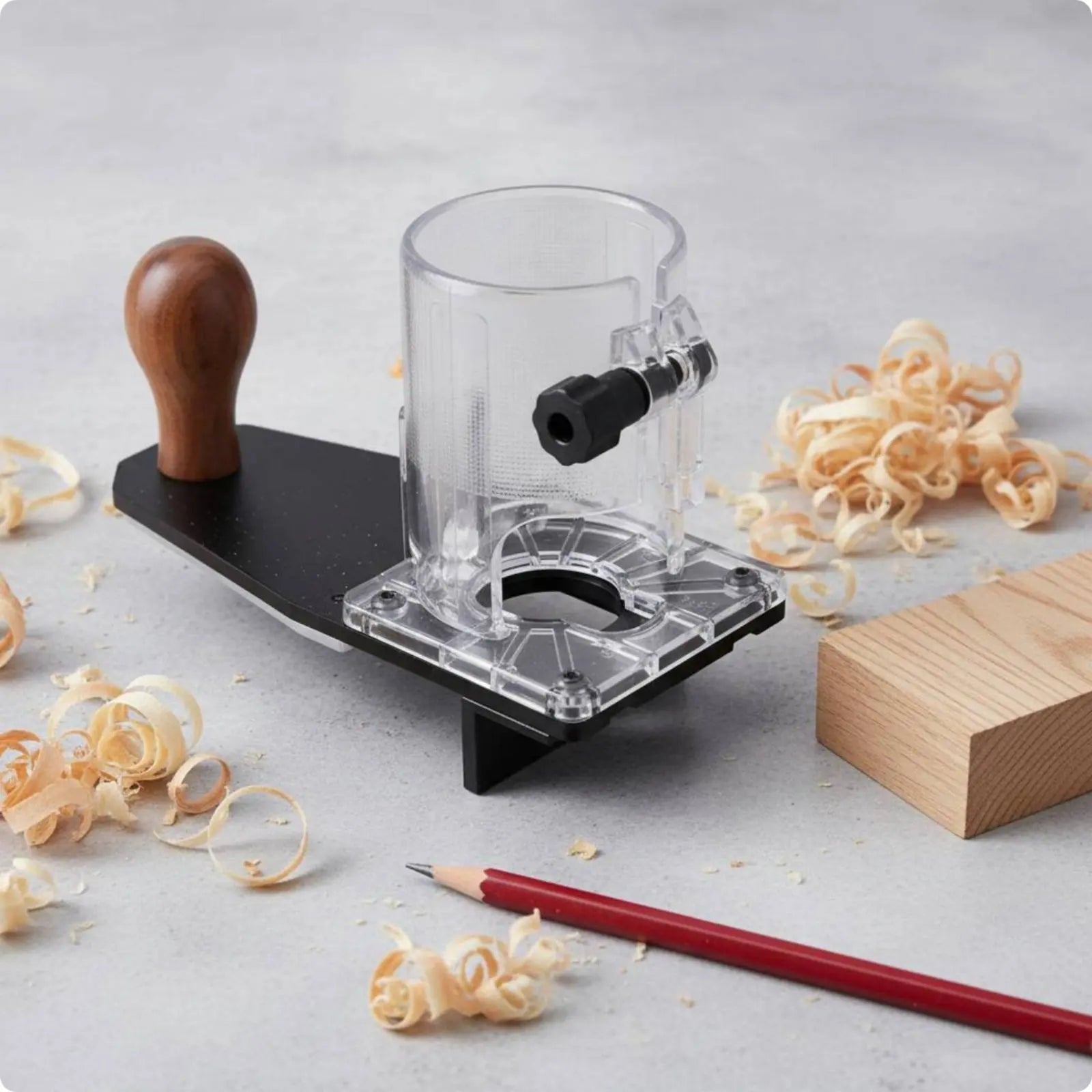 Border Trimming Base Long-Lasting Construction Round over Router Base Power Tool Accessory Easy Installation for Woodworkers