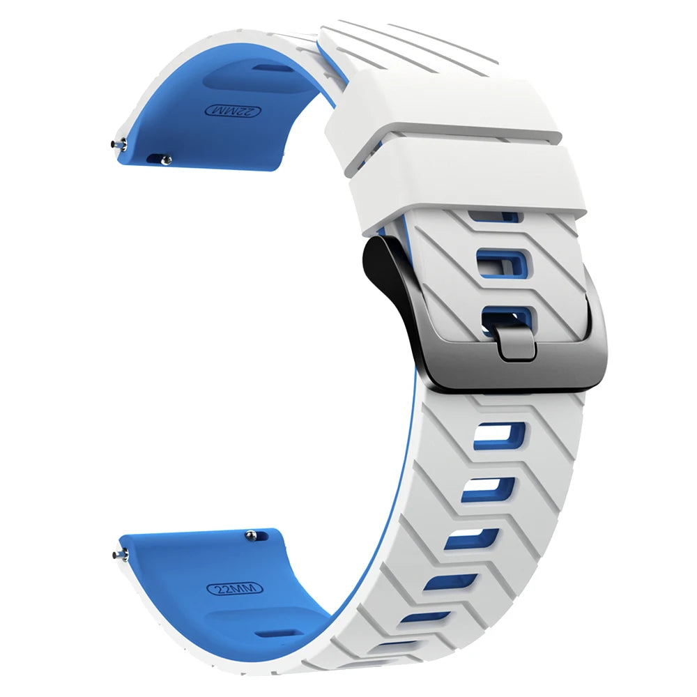 22mm Silicone Men Women Replace Watch Band For SUUNTO RACE 2 S/RUN /OCEAN/VERTICAL/5 PEAK/9 PEAK PRO DLC Bracelet Accessories