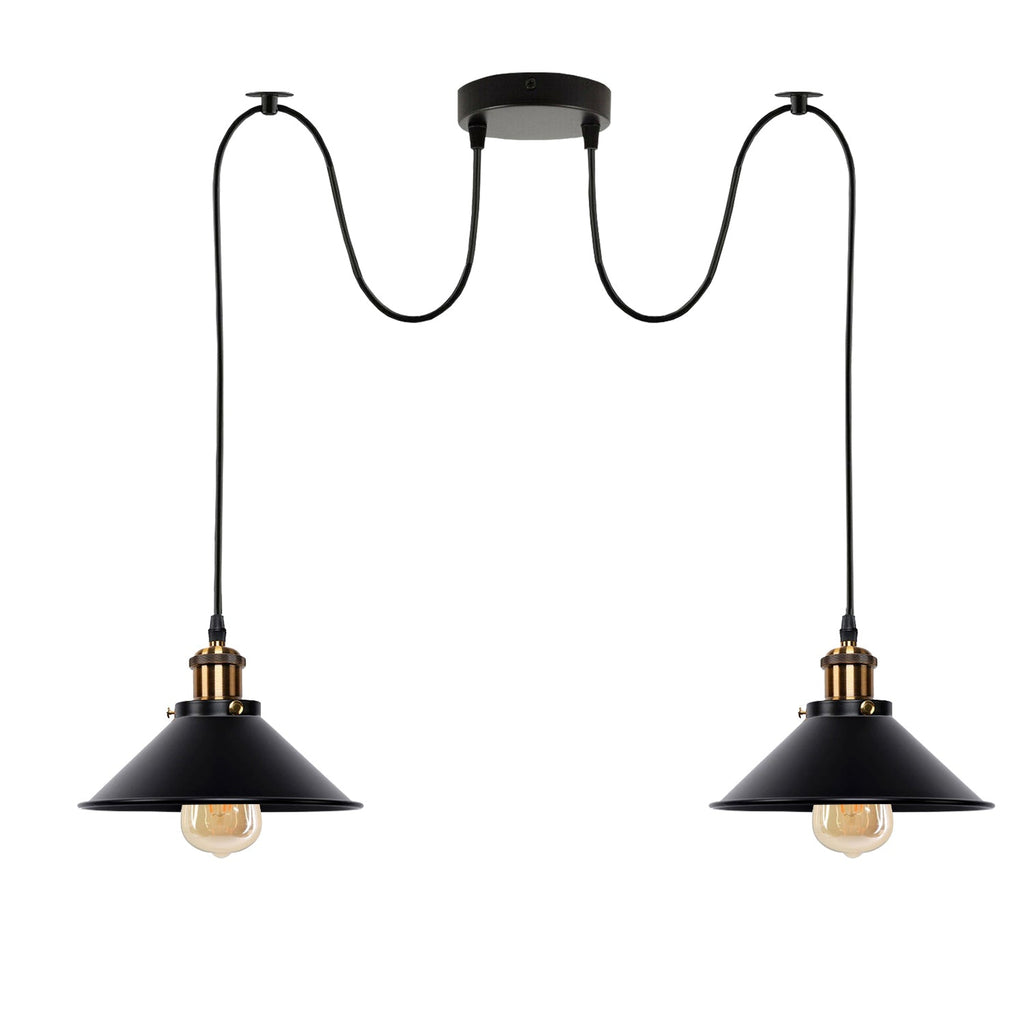 2 Head Vintage spider pendant light for Kitchen and Cafe ~3511