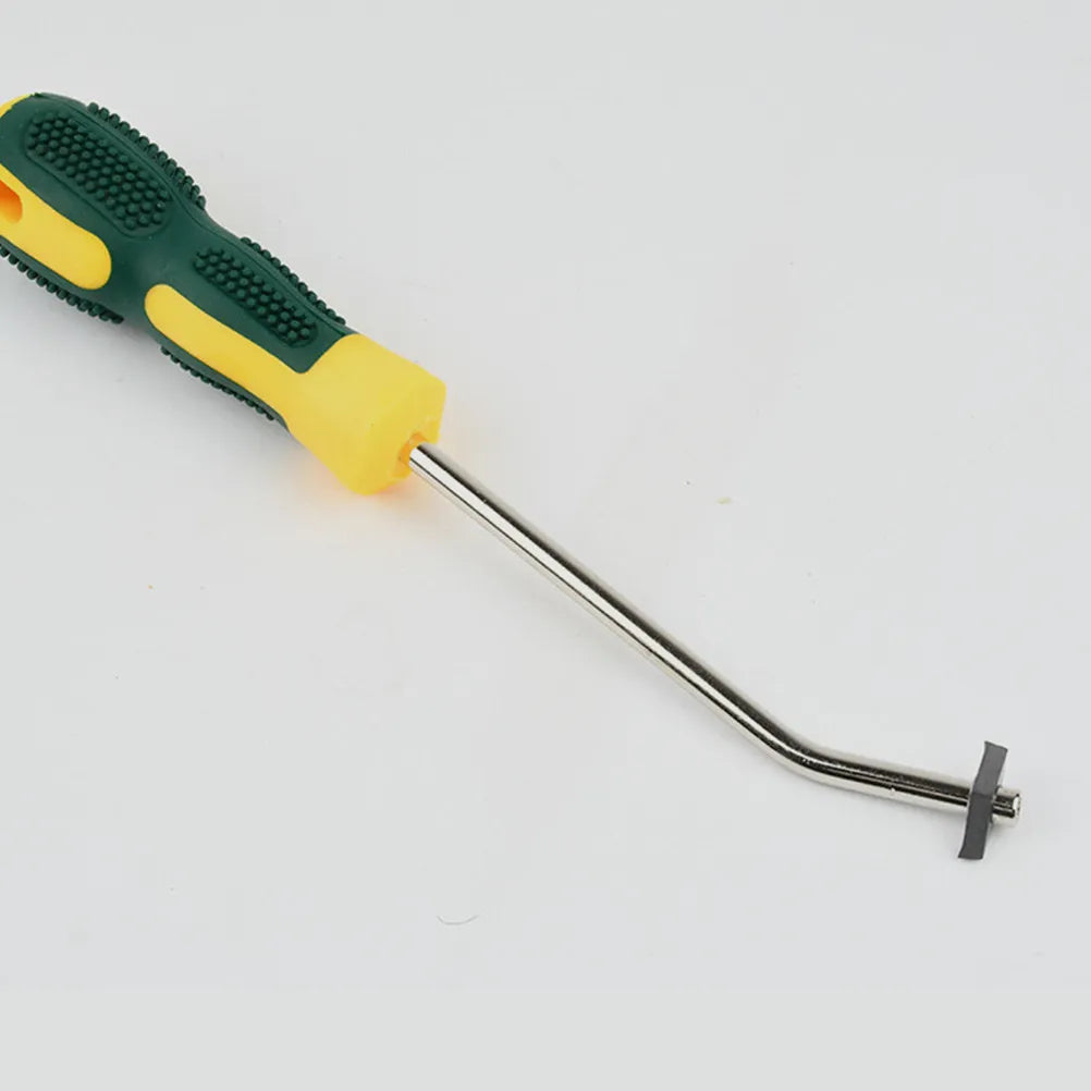 2Pcs Tile Joint Tool High Tungsten Steel Construction Easy Grip Handle Tile Gap Cleaning Tool for Bathroom