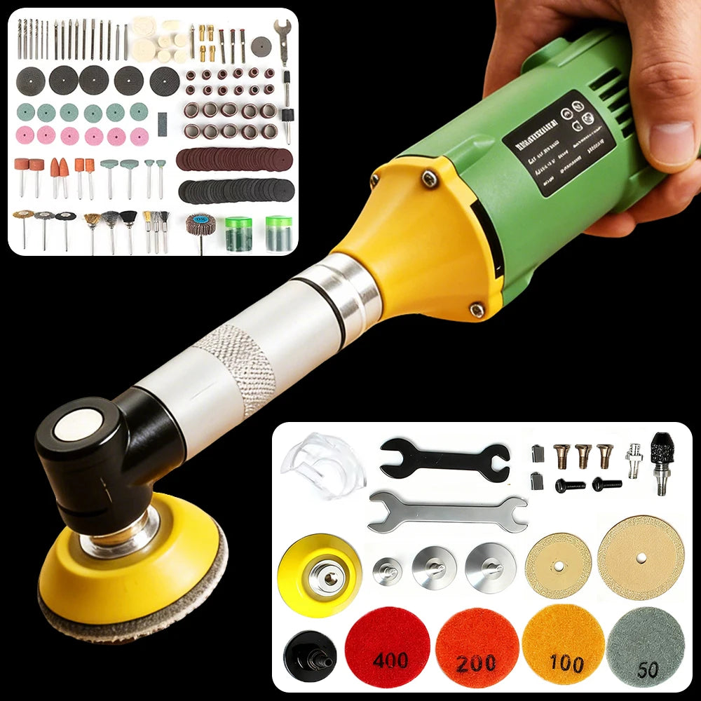 Electric Ceramic Tile Beauty Sewing Tool Electric Angle Grinder 6Speeds 90° Elbow Grout Cleaning Machine Grinder Sander Polisher