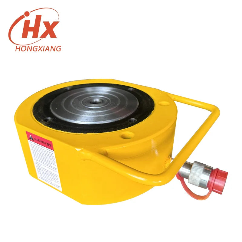 Ultra Low Height Flat Hydraulic Jack Cylinder High Pressure Lifting Tool for Bridge Construction Building Jacking Maintenance Wo