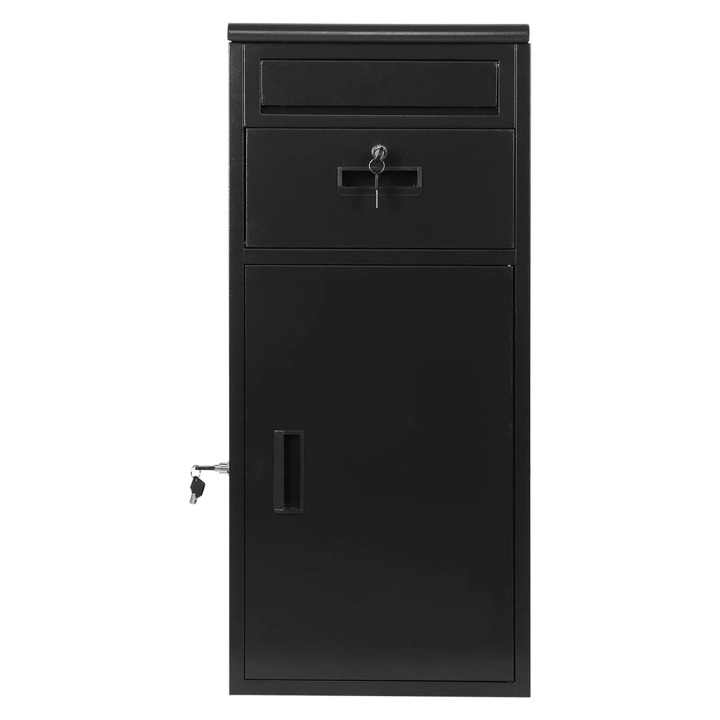 Package Delivery Box with Lockable Secure Anti-Theft Parcel Drop Boxes Rustproof Package Drop Container for Porch House Curbside