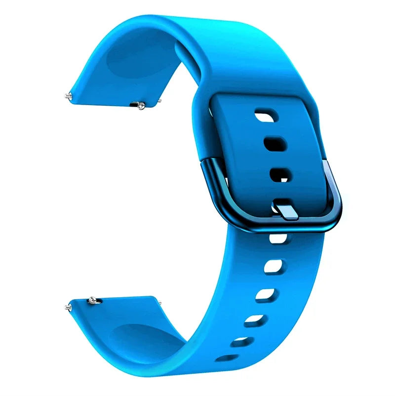 20mm/22mm Silicone band For Amazfit GTS/2/2e/3/4 GTS2 Mini/GTR 4/3/Pro/47mm/GTR2/2e/stratos 2/3 Bracelet Amazfit bip Watch strap