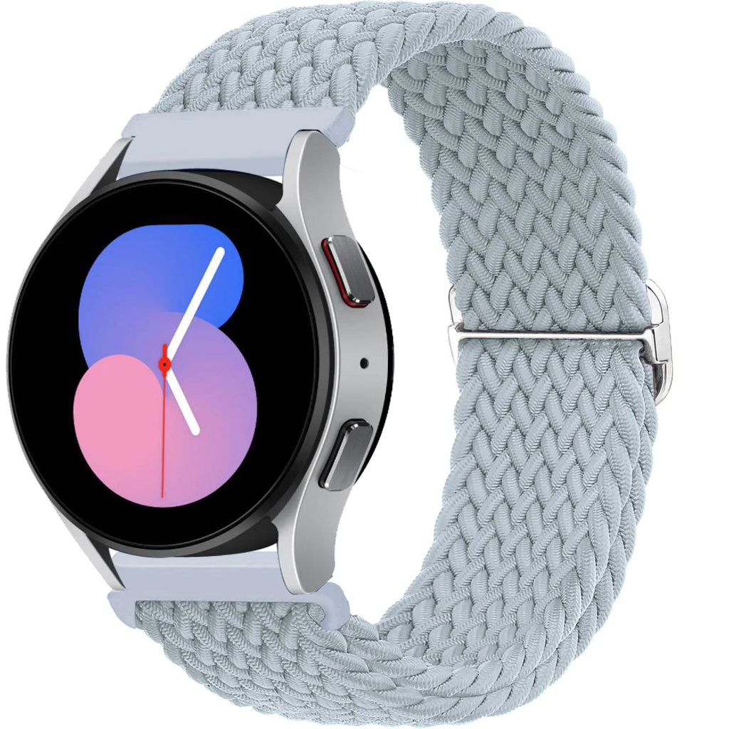 20mm/22mm Band For Samsung Galaxy Watch 7/4/6/5 pro/6 Classic/gear s3/active 2 Braided Solo loop bracelet Huawei GT 2e 3 4 Strap