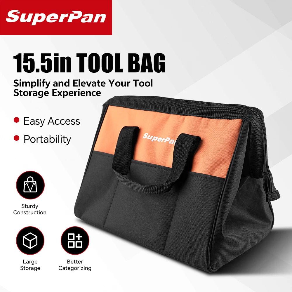 SuperPan Brushless Motor Impact Wrench & Drill Combo Bare Tool,with Tool Bag,High Efficiency Cordless Tools for Construction
