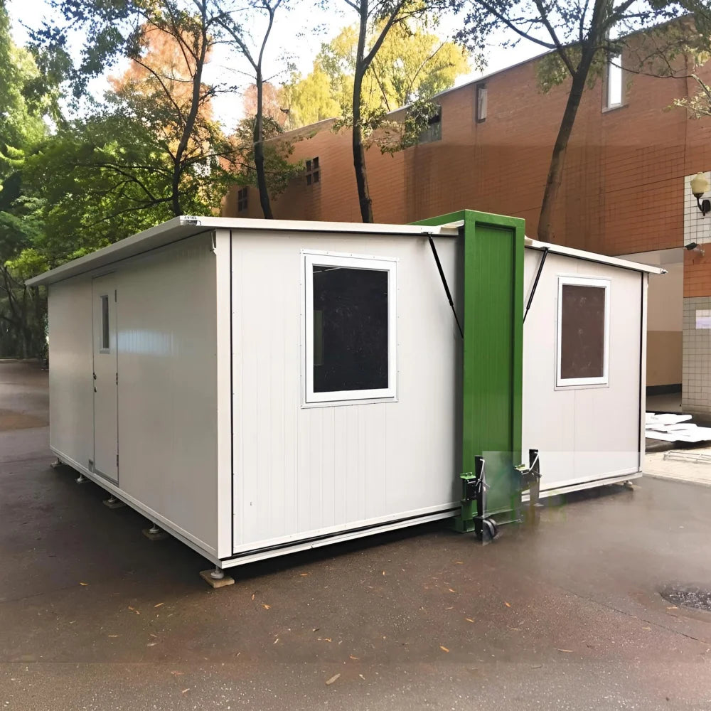 Customized 20FT High-Appearance Modular Steel Container House Expandable And Foldable Prefab Home Office Apartment For Villa Use
