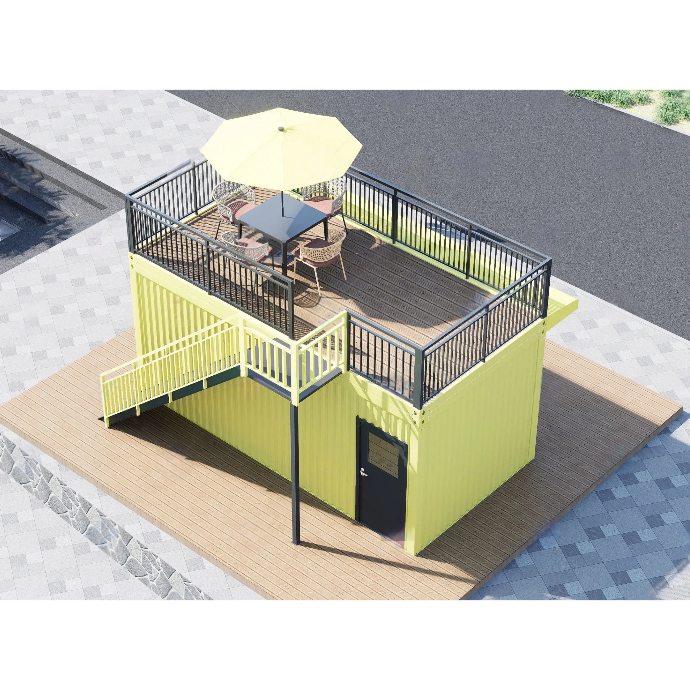 Container House 2 3 Bedrooms Luxury Mobile Living Villa Hotel 40FT 20FT Prefab Modular Expandable House