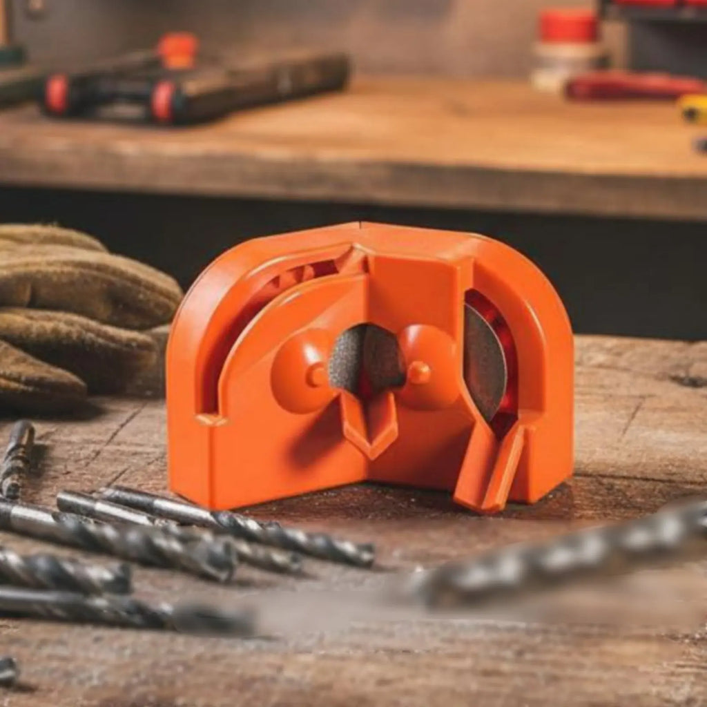 Drill Bit Grinder Easy to Use Portable Drill Grinder Power Tool Accessory Quick Sharpening Long-Lasting Construction for Garage