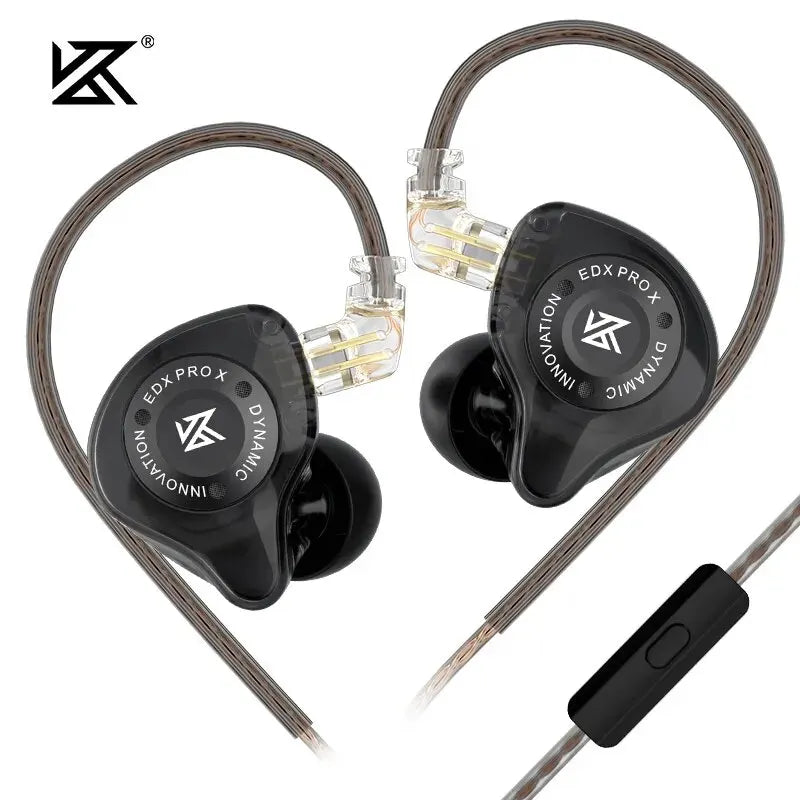 KZ EDX PRO X Dynamic Drive Earphone HIFI Bass Earbud Sport Music Cancelling Headsets 2PIN Cable KZ ZSTX ZSN PRO X EDC EDA ZVX