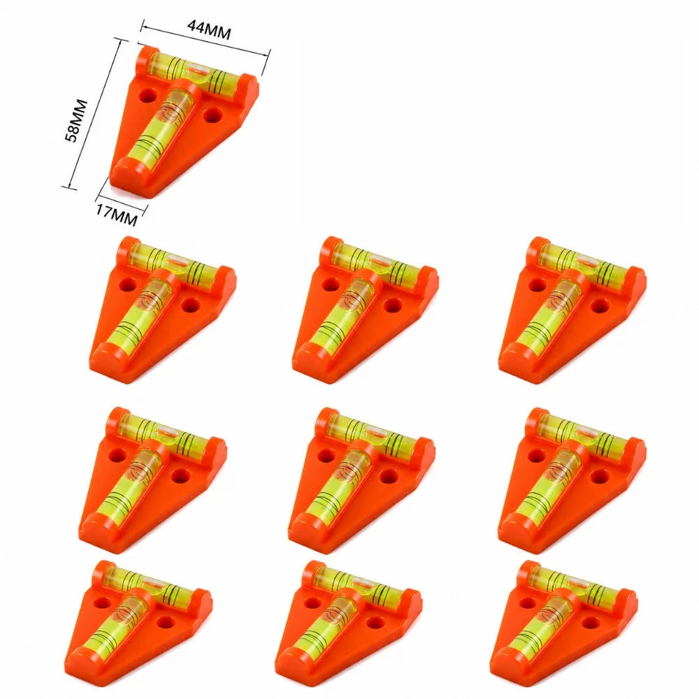 3/5/10PCS Spirit Level T Type Tile Leveling Tool Precision Measuring Accessory for Indoor Outdoor Construction Tile Laying Work