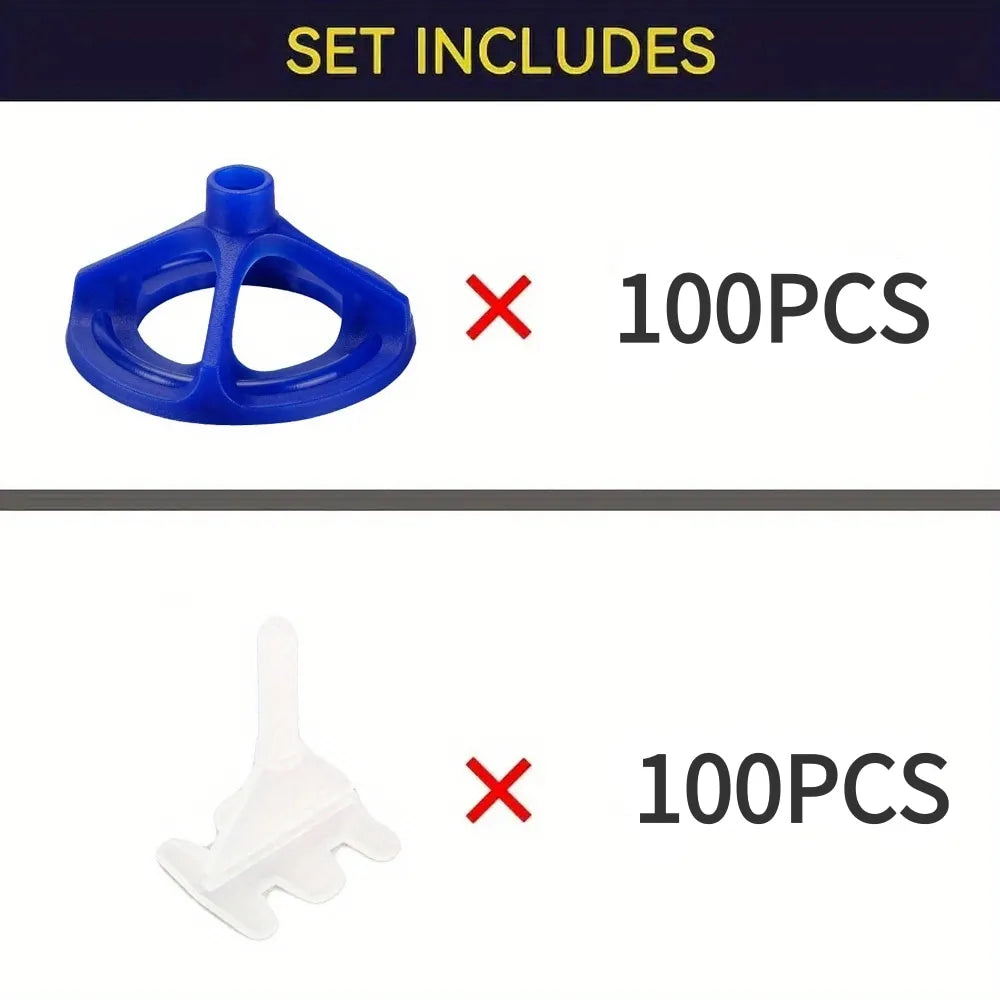 Professional Ceramic Tile Leveling System Clips Spacers Straps Spiral Wadge for Tile Laying Wall Floor Fixing Construction Tools