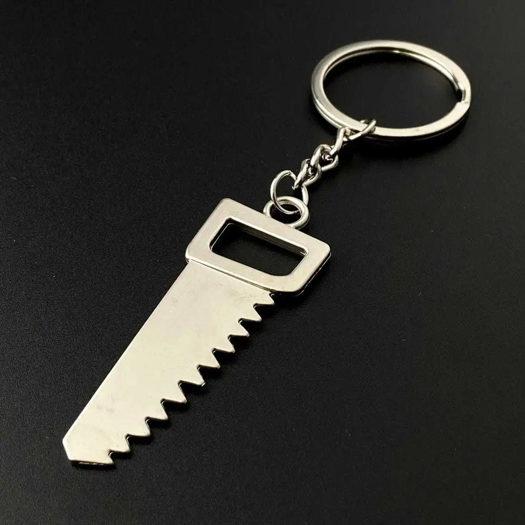 Construction Pretend Play Set Mini Multi DIY Toy Small Keyring Tools Metal Keychain Assorted Designs for Creative Play Gift Car