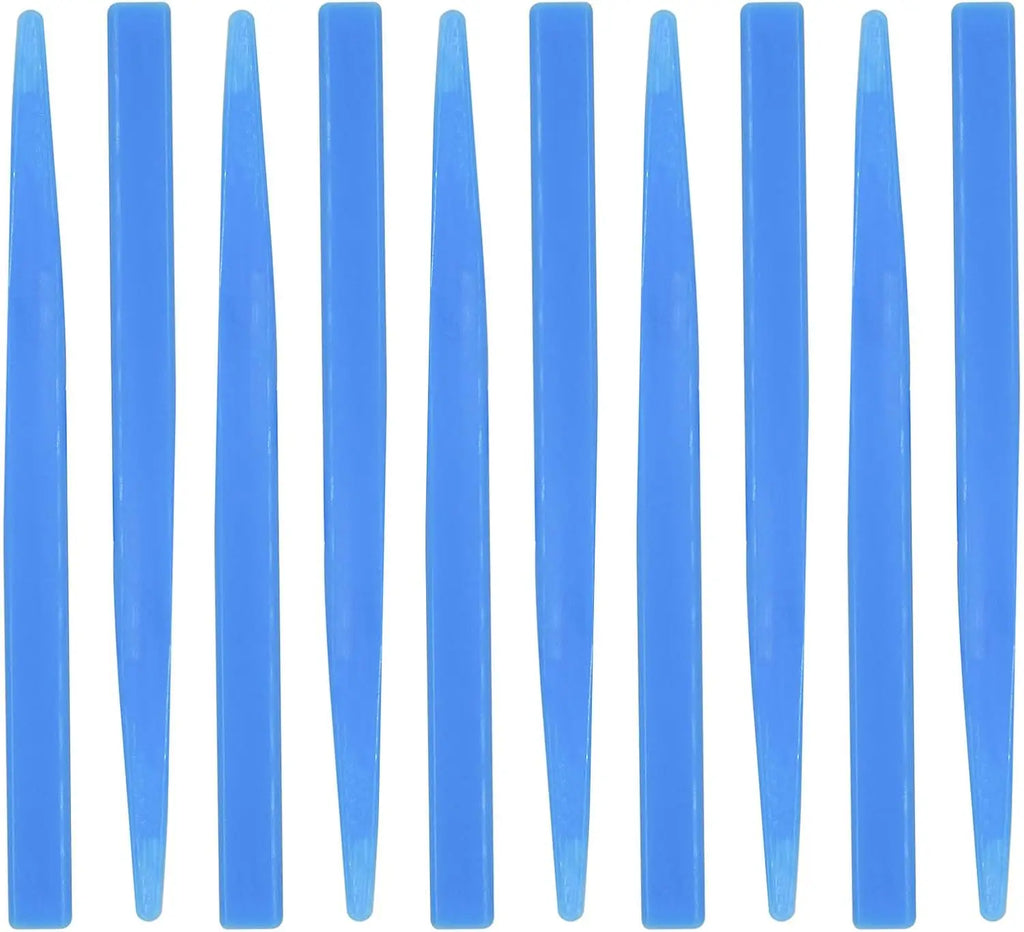 10 Pcs Dental Plastic Spatulas Mixing Spatula for Impression Material Alginate Plaster Mixing Tools Blue Dentistry Tools