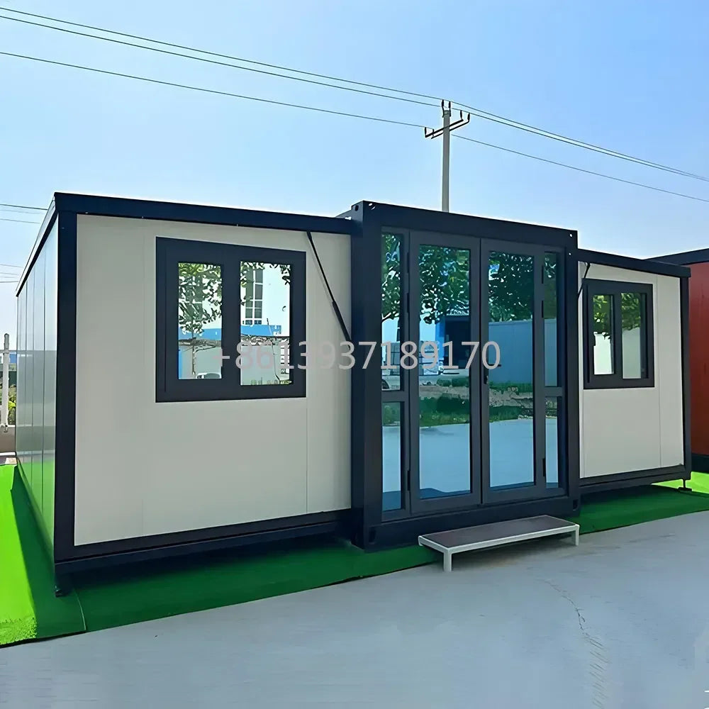 20FT Prefabricated Tiny House Luxury Prefab Expandable Container Mobile Homes with 3bedroom/Bathrooms and Modular Design