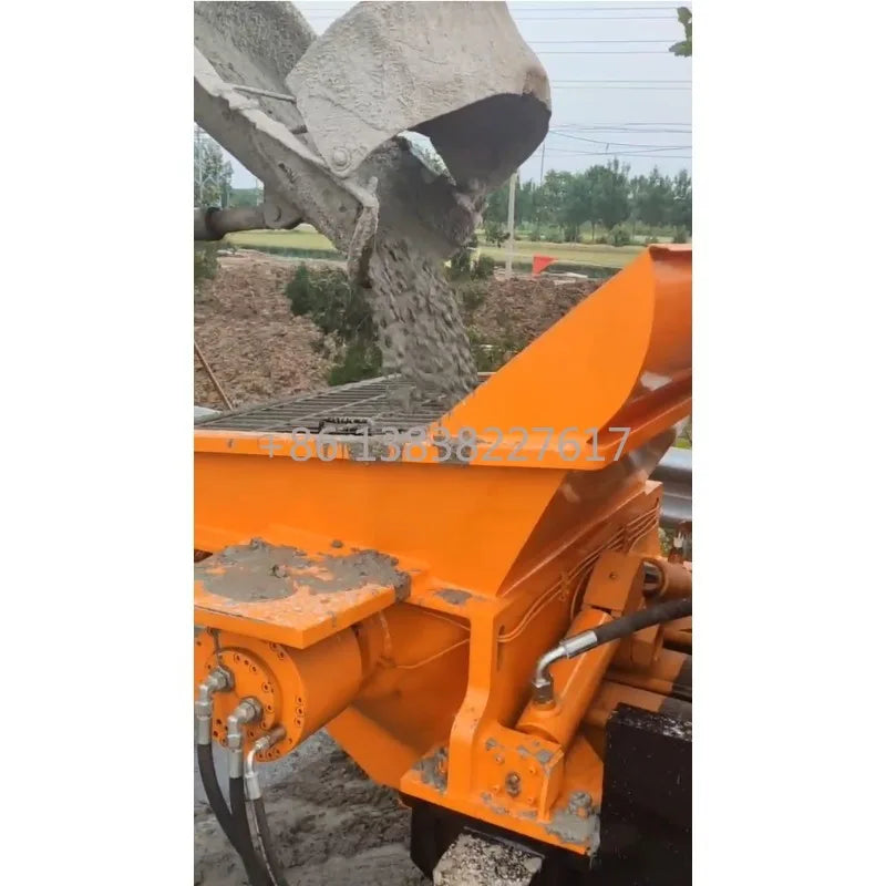 Dual-Circuit Hydraulic System Concrete Pump | Secondary Pouring Special Tool | China Factory Sale for Construction Site
