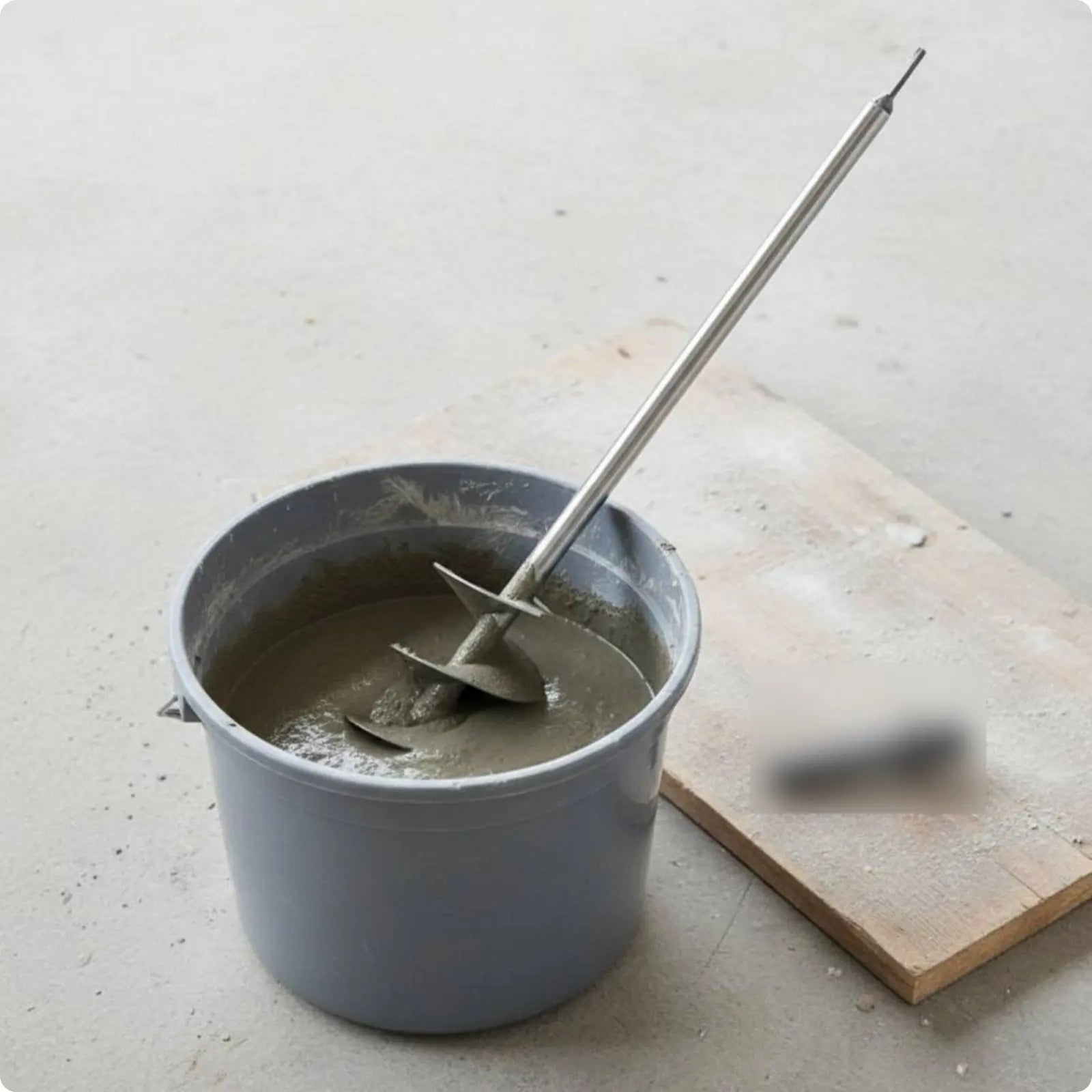 Helical Mixing Rod Extra Long Cement Blender Attachment Paint and Construction Binder Blender Paddle Versatile Power Tool