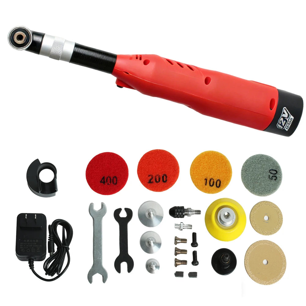 Cordless Ceramic Tile Beauty Sewing Tool 80W 12V Electric Seam Cleaning Machine Electric Straight Grinder Sander Polisher Cutter