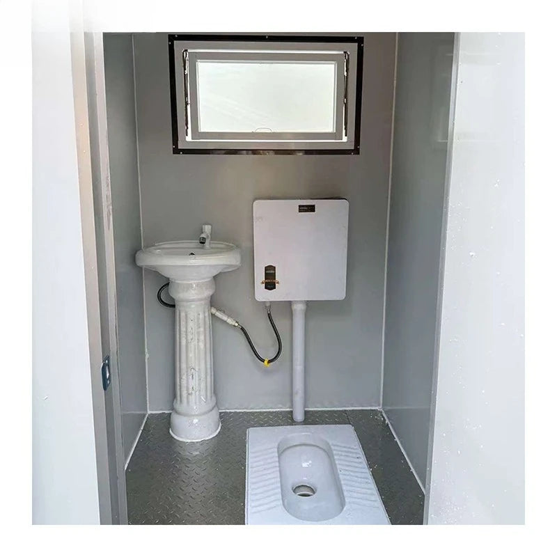 Outdoor Portable Steel Modern Restroom Mobile Container House Toilet for Park School & Hospital Use