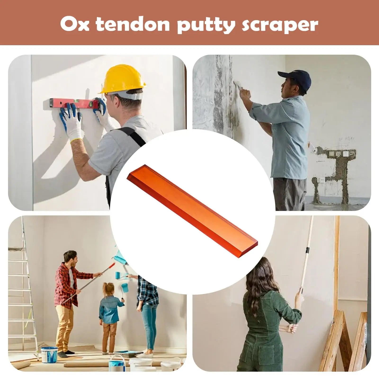 Drywall Spatula Mud Finishing Repair Tool Plaster Painting Scraper For Garage Workshop Construction Home Bathroom Outdoor Indoor