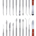 10pcs/Set Dental Spatulas Plaster Knife Practical Versatile Teeth Wax Carving Tool Set Dental Dentistry Instrument Tools