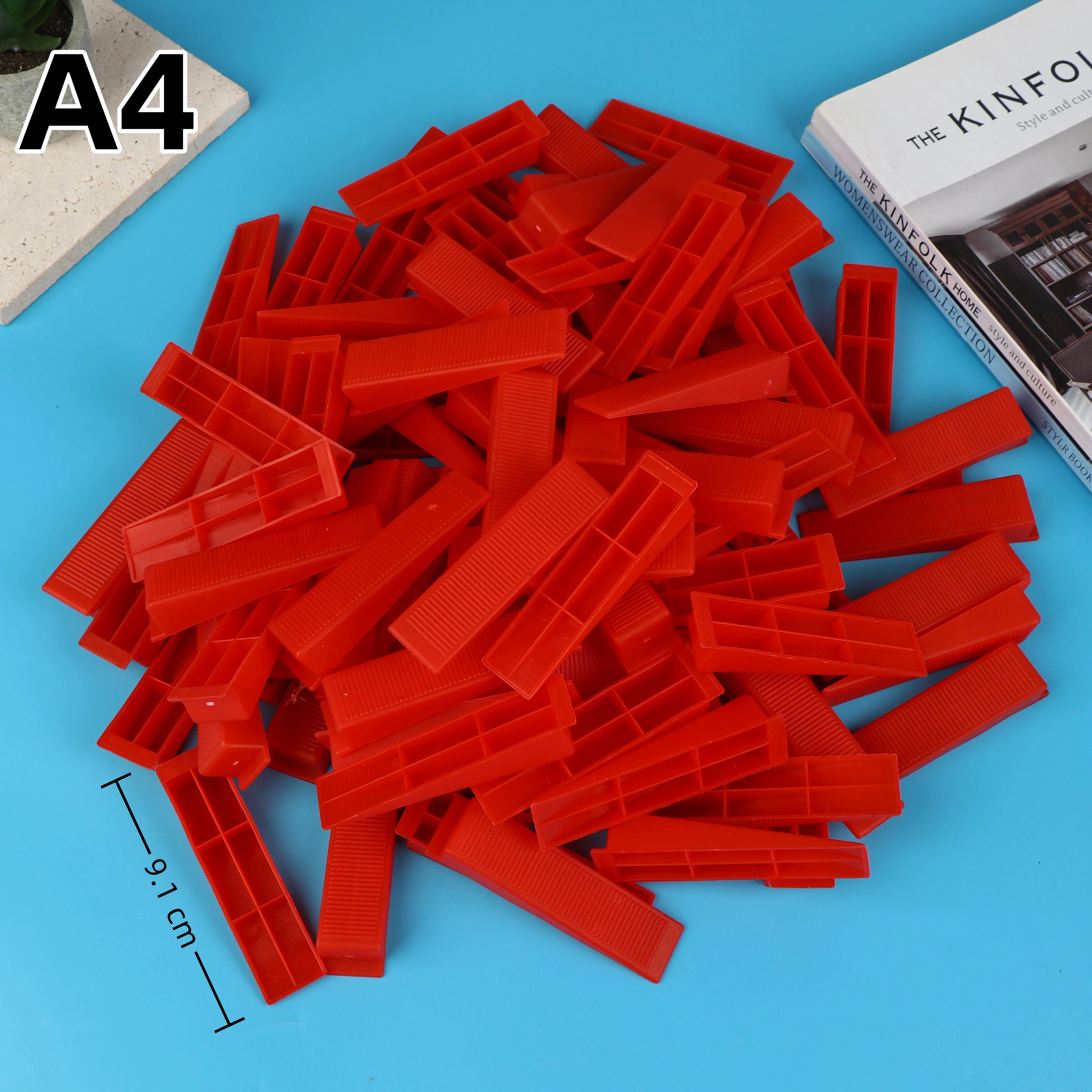 100Pcs Ceramic Tile Spacers Clips - 1.0/2.0/3.0MM Tile Leveling System For Floor Wall Tile Laying Construction Tools