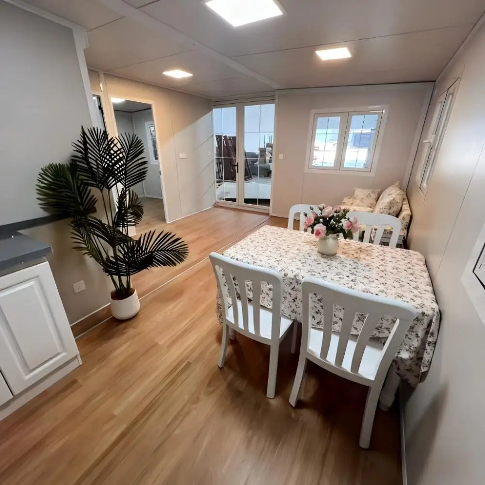 Prefabricated Container House 2 Floor 40ft Expandable Foldable Container House, 2 Bedrooms Prefab Home