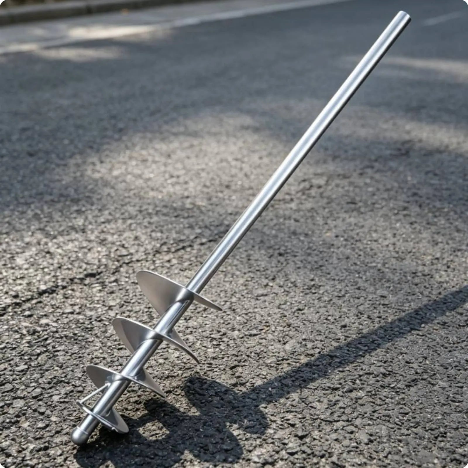 Helical Mixing Rod Rust Resistant Cement Blender Attachment Paint and Construction Binder Blender Paddle Versatile Power Tool
