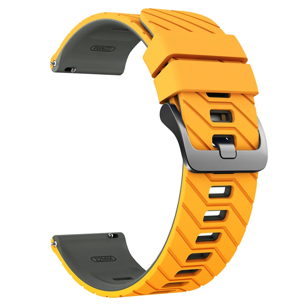 22mm Silicone Men Women Replace Watch Band For SUUNTO RACE 2 S/RUN /OCEAN/VERTICAL/5 PEAK/9 PEAK PRO DLC Bracelet Accessories