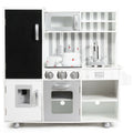 Large Wooden Kid's Play Kitchen Set Toy