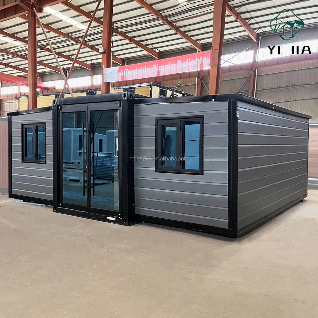 Customized 20FT High-Appearance Modular Steel Container House Expandable And Foldable Prefab Home Office Apartment For Villa Use