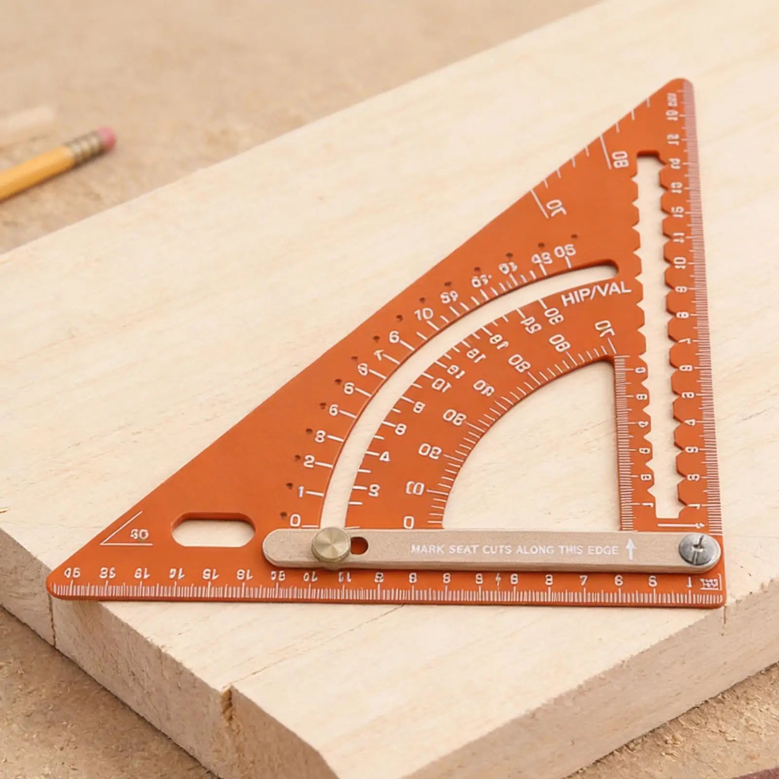 Carpenter Square Tool Adjustable Angle Measuring Layout Triangle Ruler Construction Square For Men Professionals Hobbyists Women