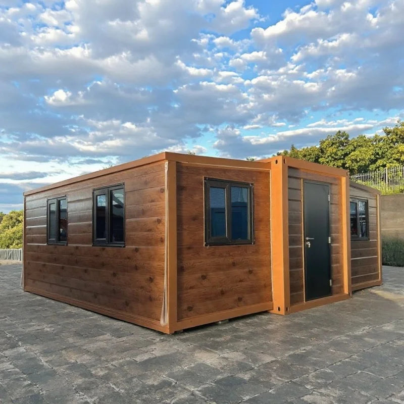 20-40 Foot Expandable Container House Prefabricated 40FT Modular Home with 3 Bedroom Plans