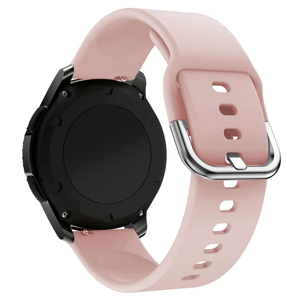 20mm/22mm Silicone band For Amazfit GTS/2/2e/3/4 GTS2 Mini/GTR 4/3/Pro/47mm/GTR2/2e/stratos 2/3 Bracelet Amazfit bip Watch strap
