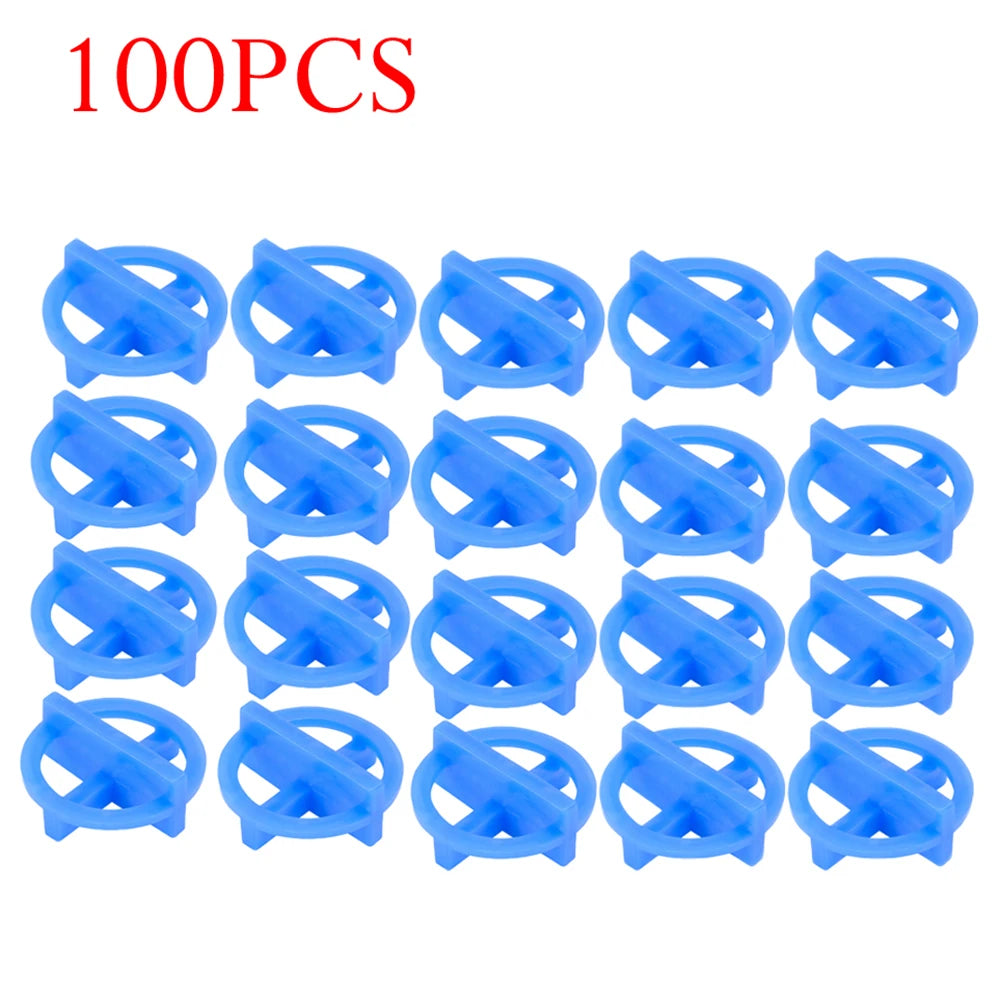 100Pcs Tile Leveling System Spacers Clips Wedge For Tiling Fixing Floor Wall Gap Wall Fixing Construction Tools