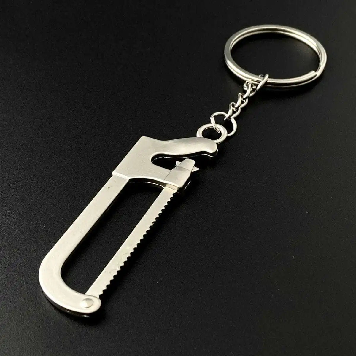 Construction Pretend Play Set Mini Multi DIY Toy Small Keyring Tools Metal Keychain Assorted Designs for Creative Play Gift Car