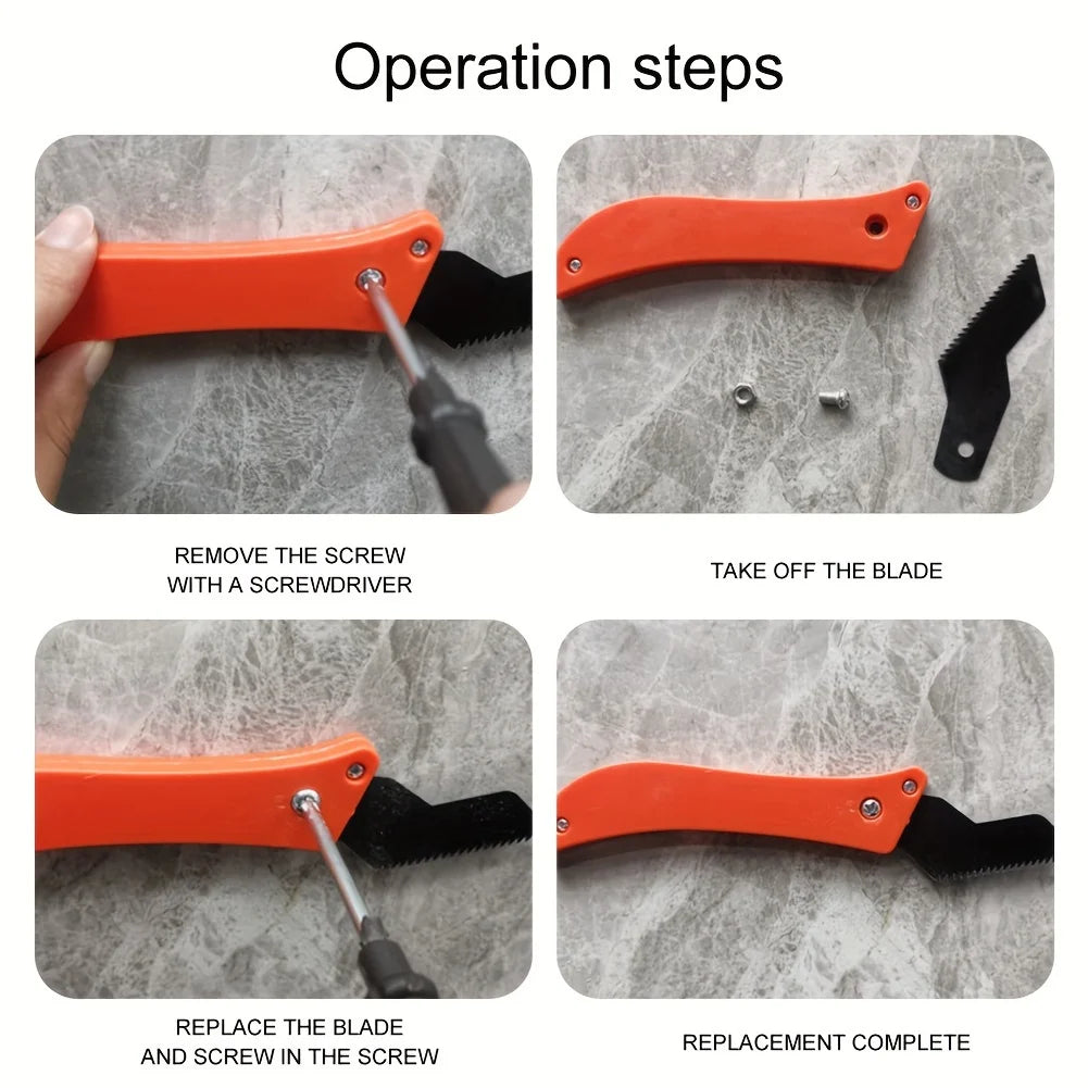 Professional Ceramic Tile Grout Remover Serrated Seam Cleaner Tungsten Steel Hook Knife For Floor Wall Seam Cement Cleaning Tool