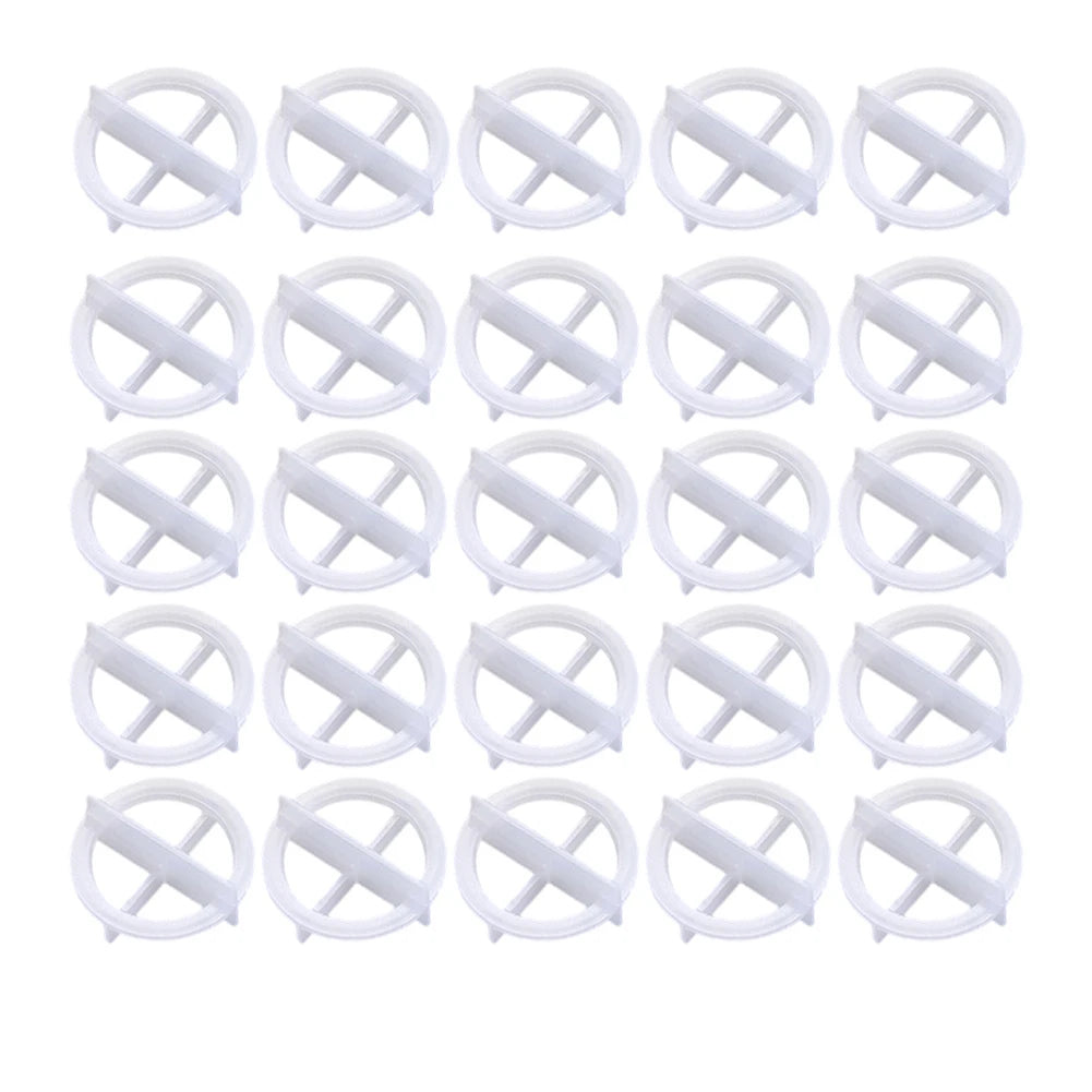 100Pcs Tile Leveling System Spacers Clips Wedge For Tiling Fixing Floor Wall Gap Wall Fixing Construction Tools