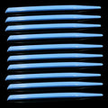 10 Pcs Dental Plastic Spatulas Mixing Spatula for Impression Material Alginate Plaster Mixing Tools Blue Dentistry Tools