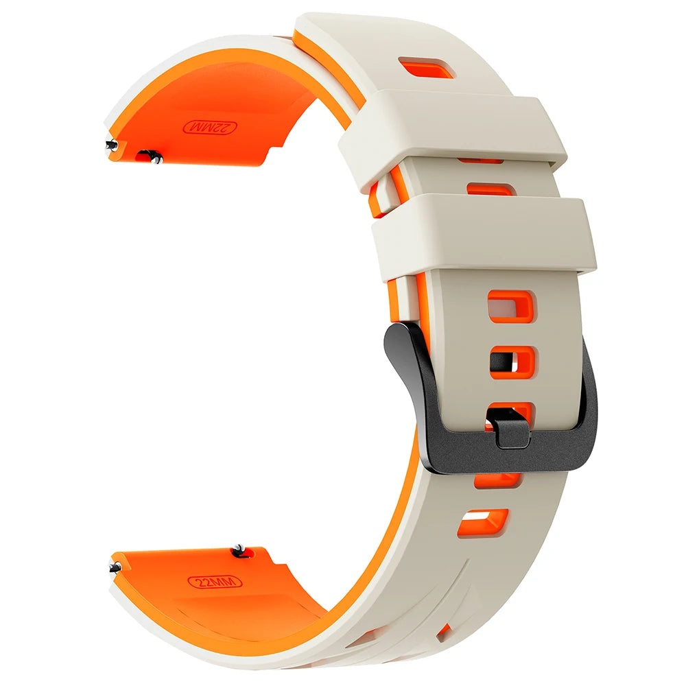 22mm Silicone Men Women Replace Watch Band For SUUNTO RACE 2 S/RUN /OCEAN/VERTICAL/5 PEAK/9 PEAK PRO DLC Bracelet Accessories