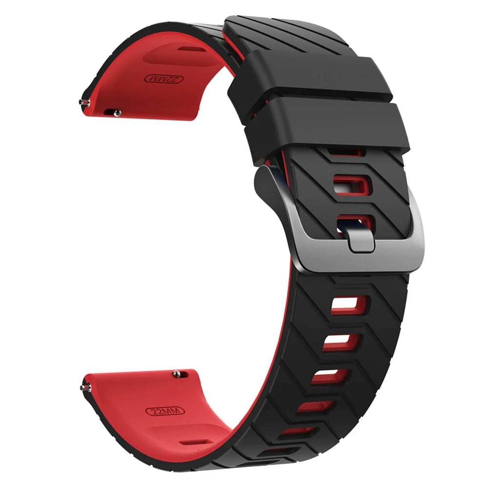 22mm Silicone Men Women Replace Watch Band For SUUNTO RACE 2 S/RUN /OCEAN/VERTICAL/5 PEAK/9 PEAK PRO DLC Bracelet Accessories
