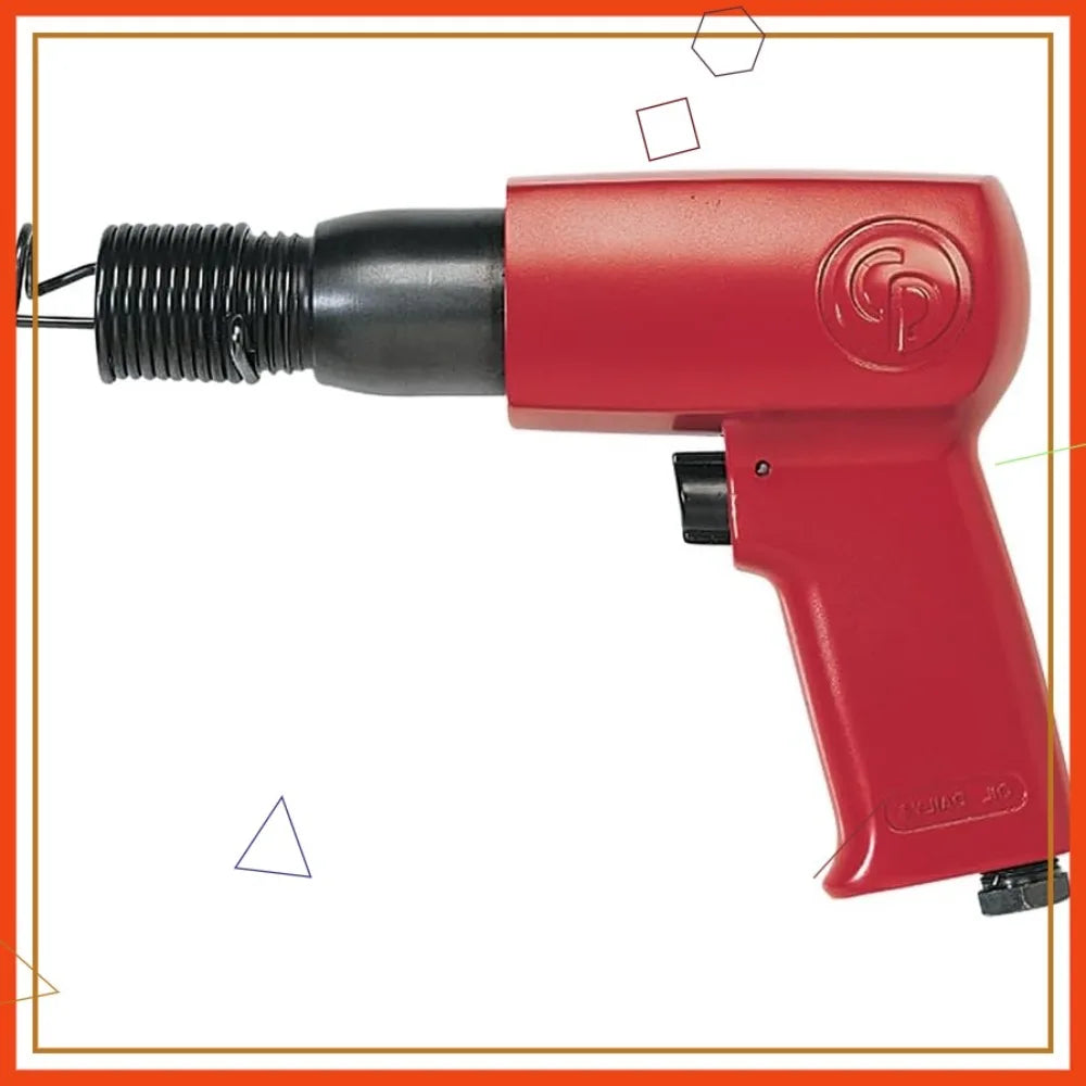 Air Hammer, 0.401" Round Shank, 3000 BPM, 2.64" Stroke, Pneumatic Tool for Welding & Construction