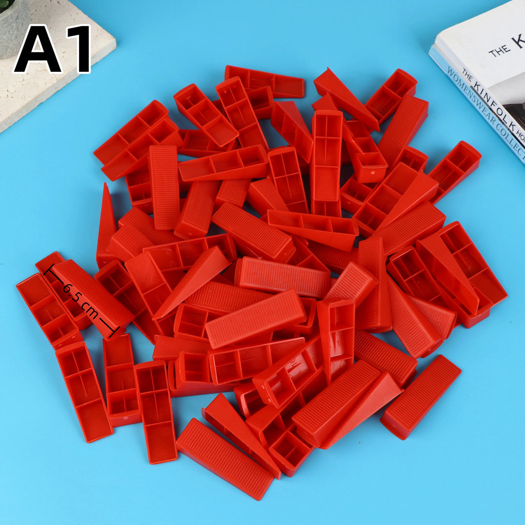 100Pcs Ceramic Tile Spacers Clips - 1.0/2.0/3.0MM Tile Leveling System For Floor Wall Tile Laying Construction Tools