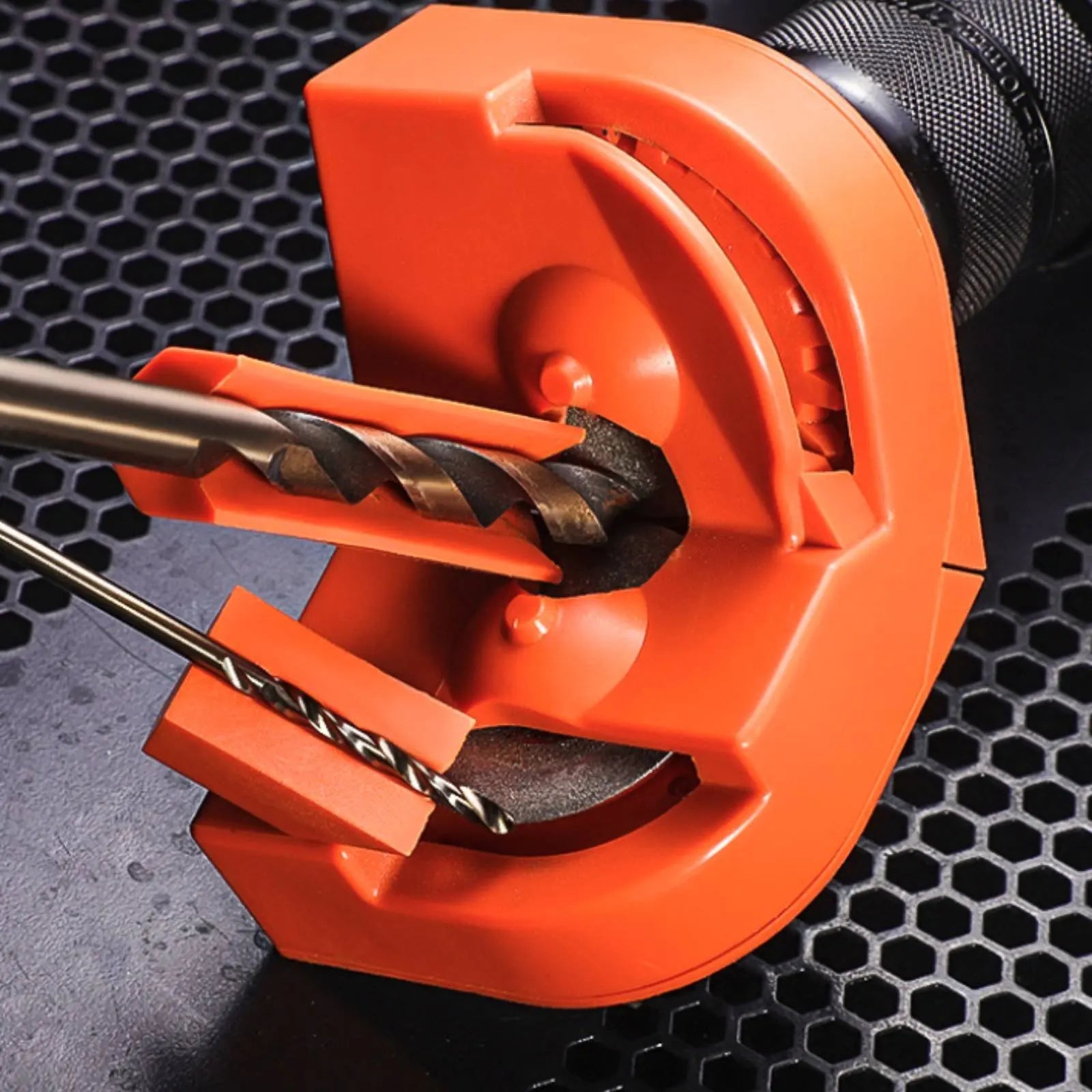 Drill Bit Grinder Easy to Use Portable Drill Grinder Power Tool Accessory Quick Sharpening Long-Lasting Construction for Garage
