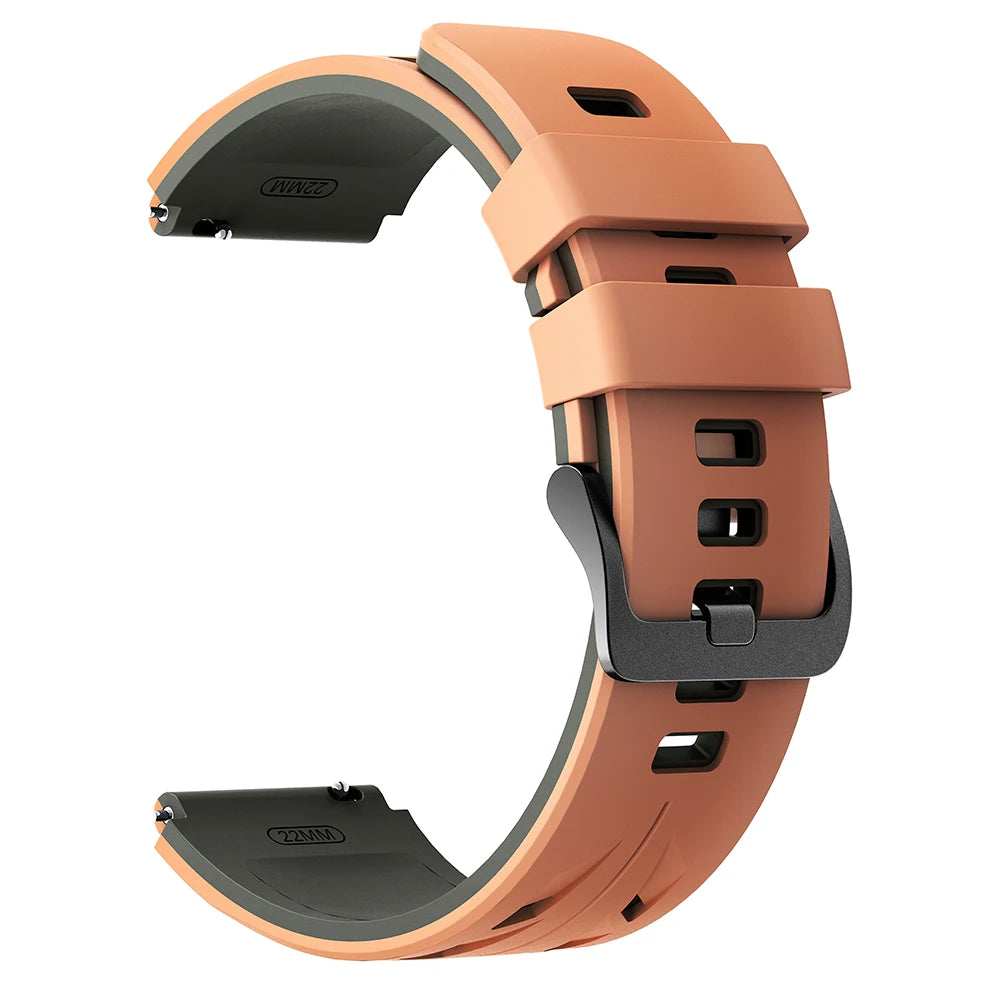22mm Silicone Men Women Replace Watch Band For SUUNTO RACE 2 S/RUN /OCEAN/VERTICAL/5 PEAK/9 PEAK PRO DLC Bracelet Accessories