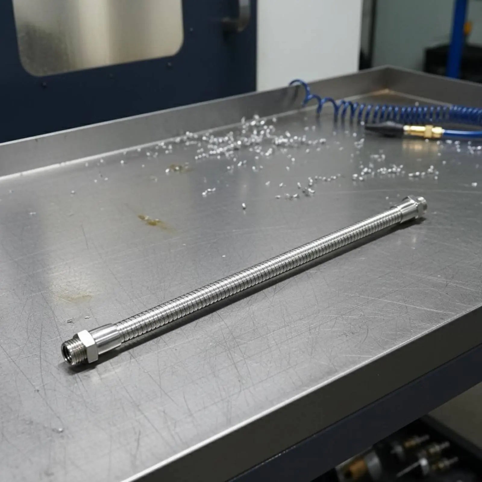 Wide Air Blade Nozzle All Metal Construction Adjustable Air Nozzle Industrial Tool Rust Resistant for Factory, Workshop