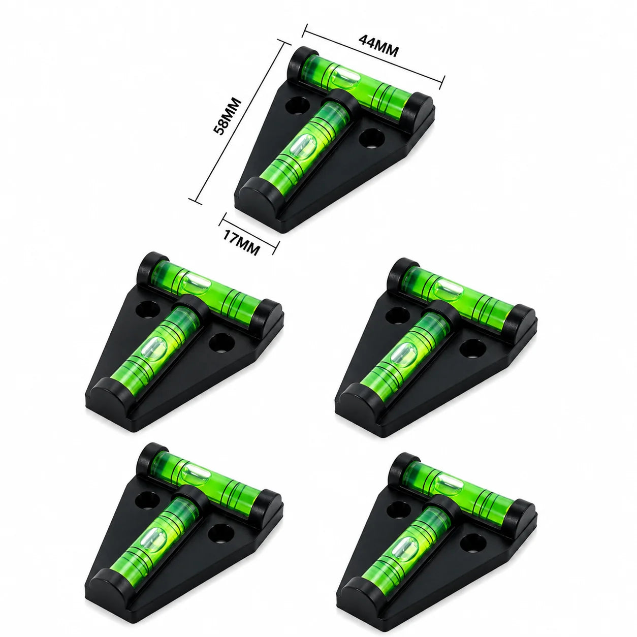 3/5/10PCS Spirit Level T Type Tile Leveling Tool Precision Measuring Accessory for Indoor Outdoor Construction Tile Laying Work