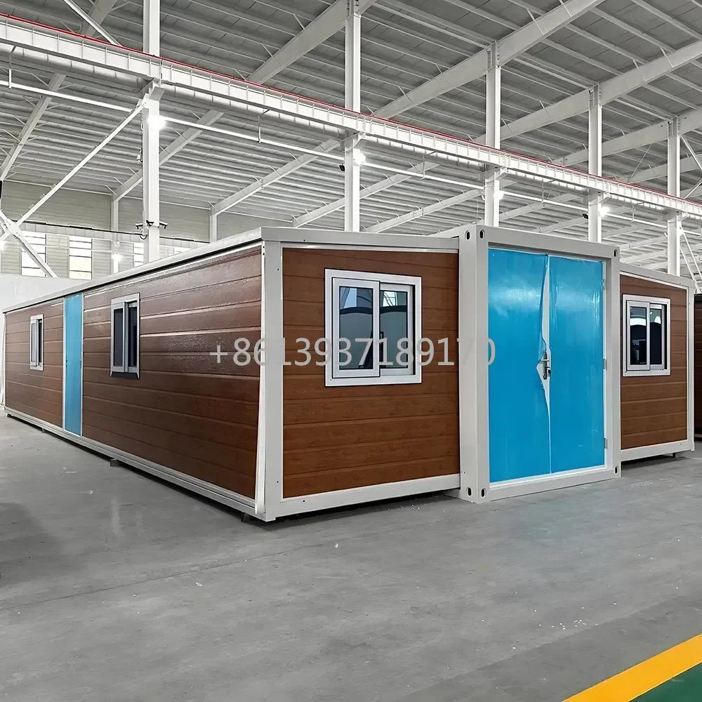 20FT Prefabricated Tiny House Luxury Prefab Expandable Container Mobile Homes with 3bedroom/Bathrooms and Modular Design